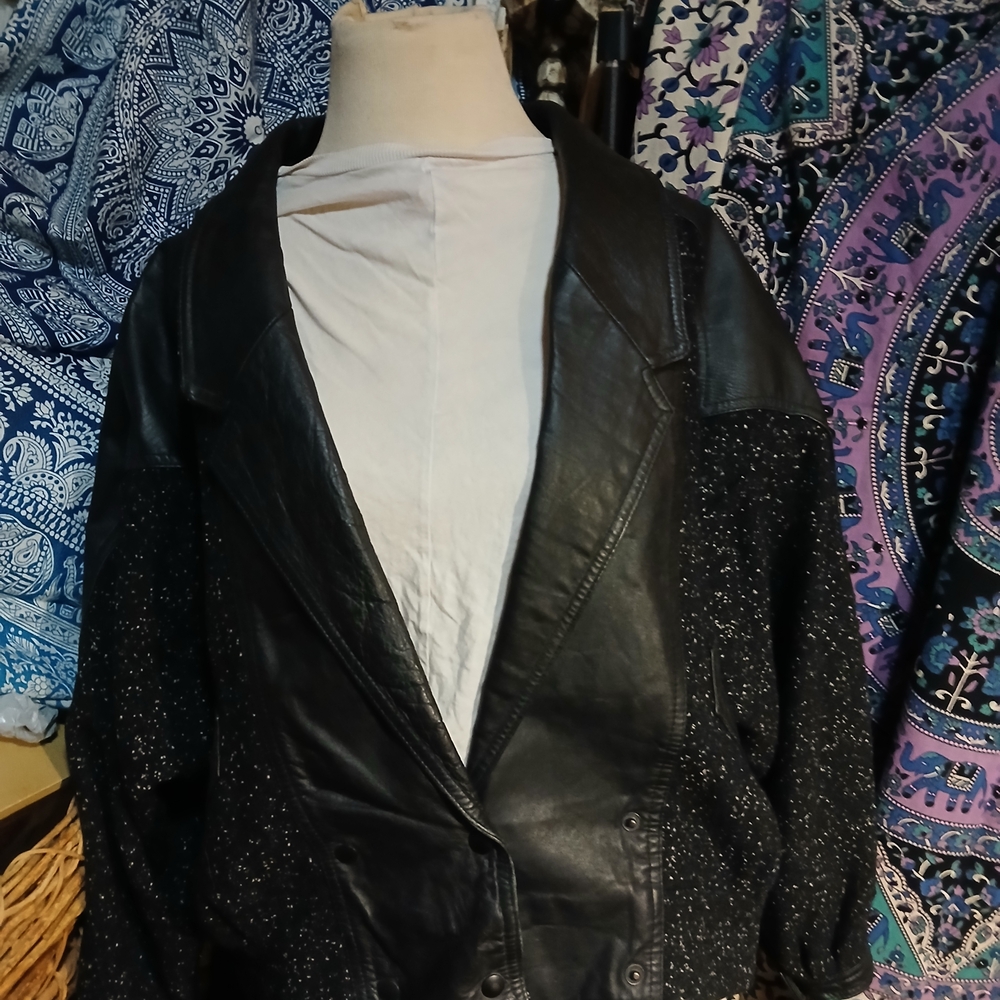 Women's Black Leather Jacket